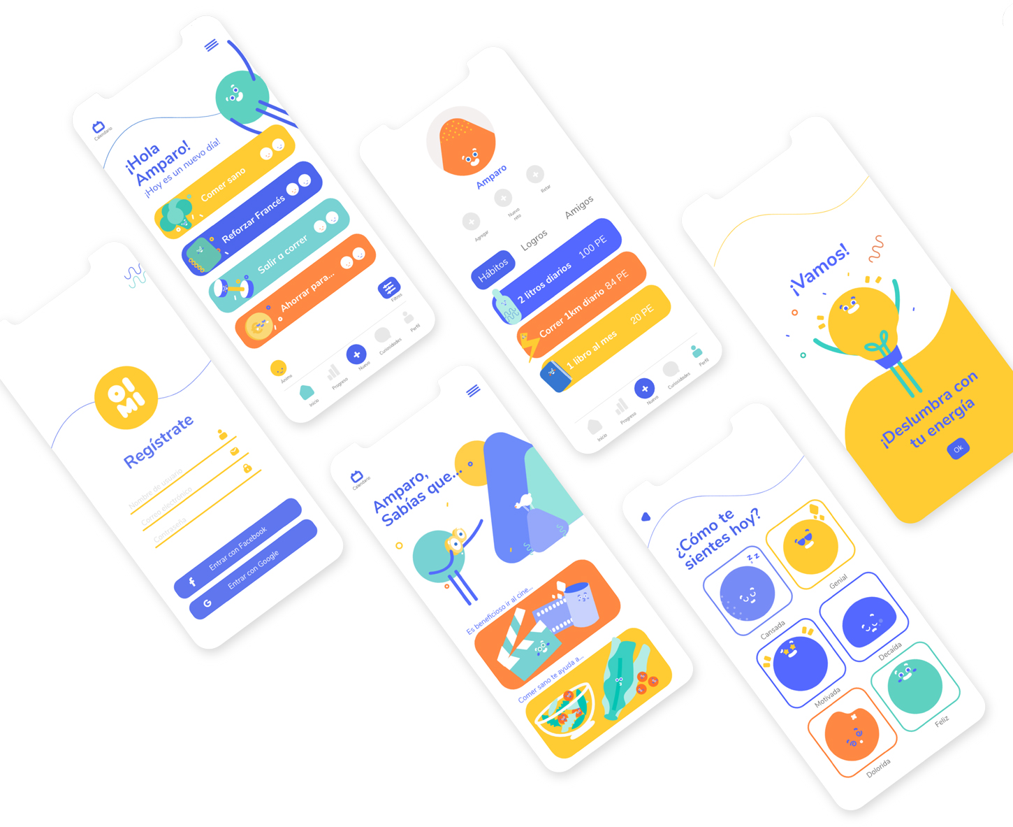 OIMI UI UX App design_by petunia _results